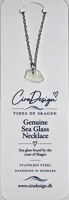 Minimalist Sea Glass Necklace – Tides of Skagen