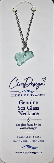 Minimalist Sea Glass Necklace – Tides of Skagen