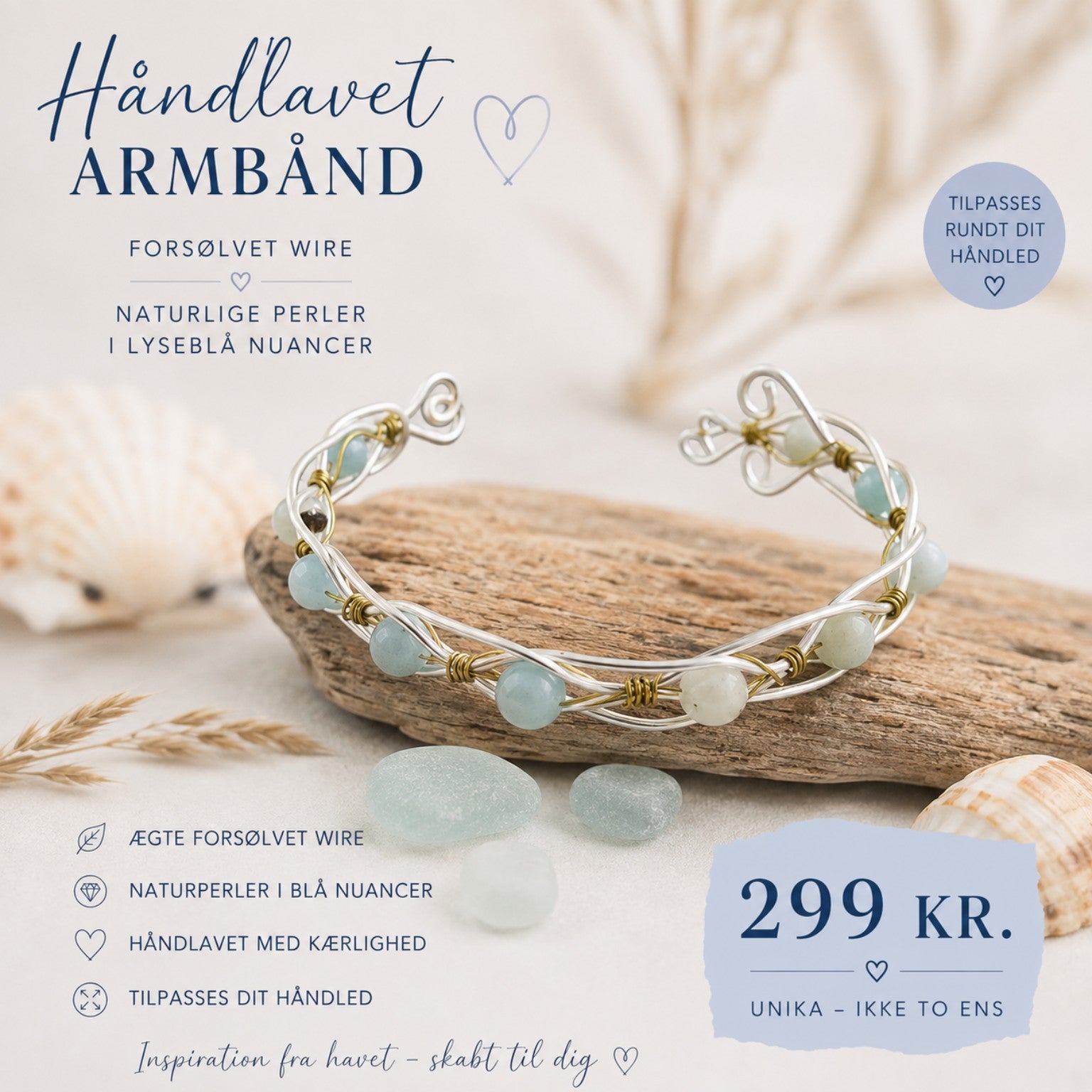 Håndlavet CiraDesign armbånd